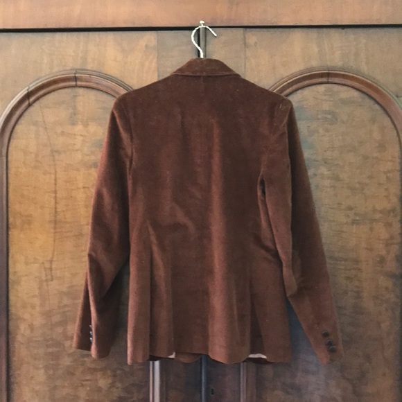 Vintage Oscar de la Renta Brown Corduroy Blazer - Picture 5 of 8